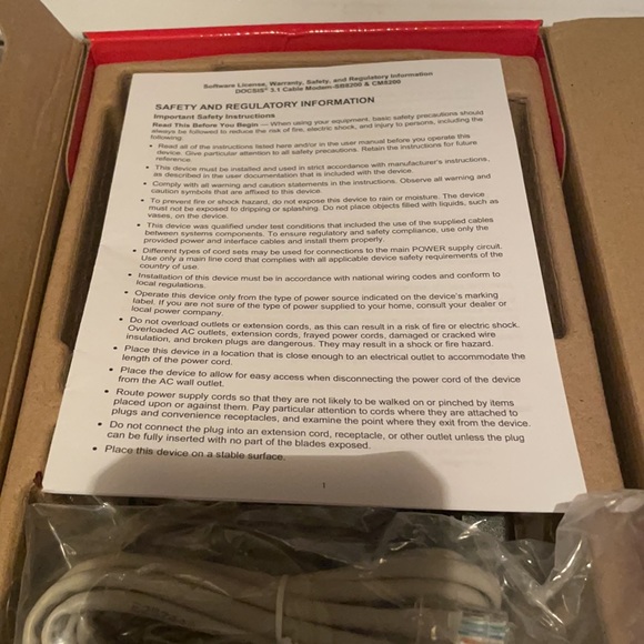 ARRIS Surfboard SB8200 DOCSIS 3.1 Cable modem 2 1GB+ Illuminate monthly fees - Picture 13 of 13